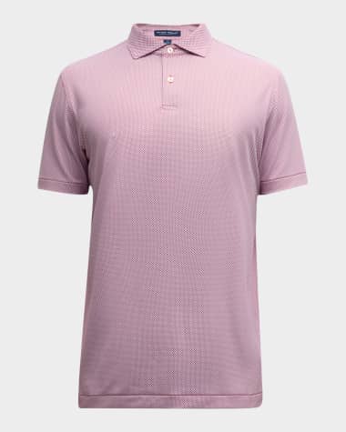 Peter Millar Men's Delancey Dot Performance Polo Shirt