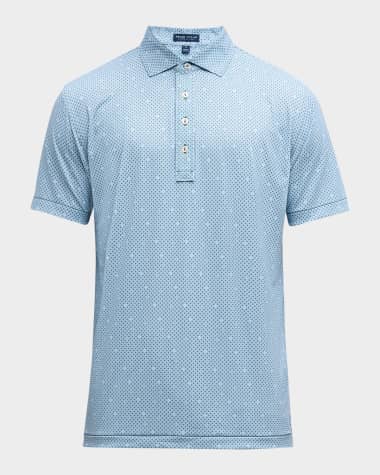 Peter Millar Men's Mosaic Performance Jersey Polo