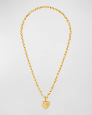 Roxanne Assoulin Puffy Hearts Mini Pendant Necklace