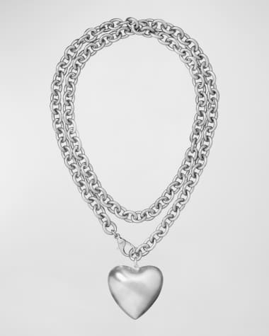 Roxanne Assoulin Heart and Soul Long Pendant Necklace