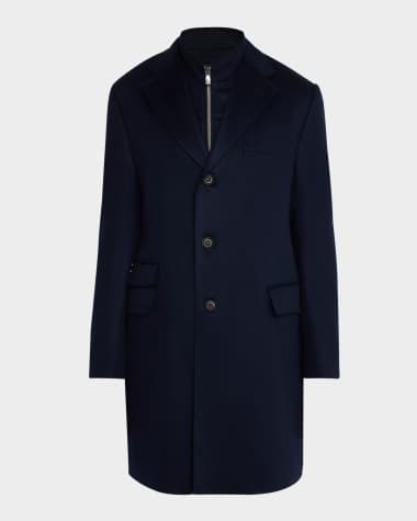 Corneliani Men's Wool ID Topcoat