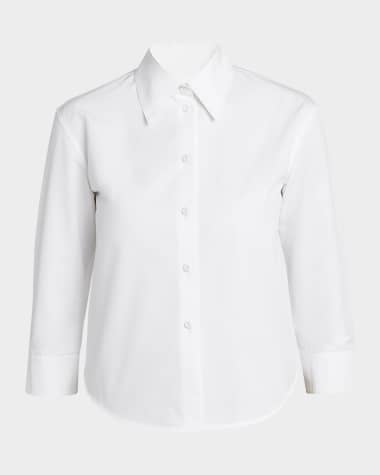Jil Sander Bracelet-Sleeve Collared Shirt
