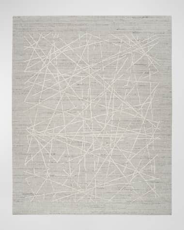 Calvin Klein Collection Wander Hand-Woven Taupe Rug, 10' x 14'