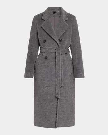 Kobi Halperin Lyra Chain-Trim Double-Breasted Coat