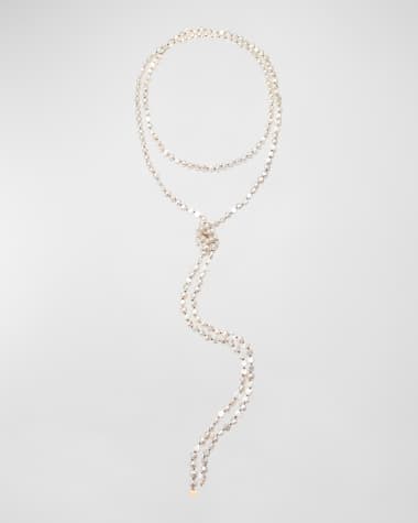 GINETTE NY XL Pearl Sautoir in 18K Rose Gold