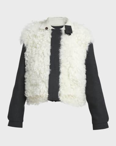 Plan C Reversible Shearling Jacket