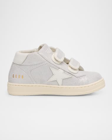 Golden Goose Girl's June Metallic Dual-Grip Sneakers, Baby/Toddlers