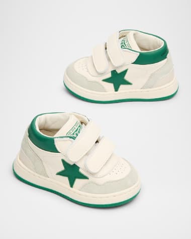 Golden Goose Boy's June Two-Toned Leather Sneakers, Baby/Toddlers