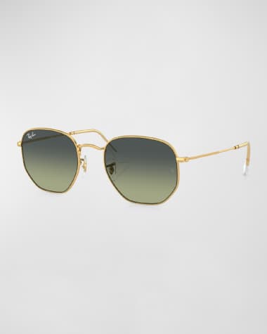 Ray-Ban Gradient Metal Round Sunglasses