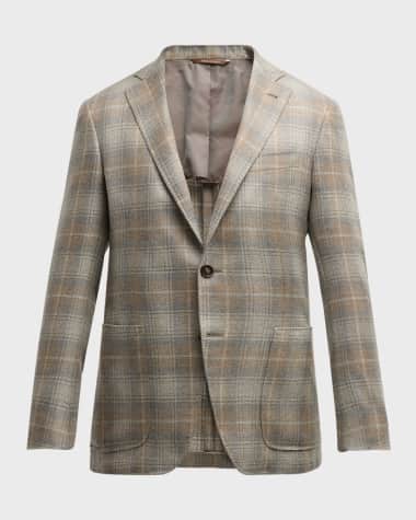 Canali Men's Cashmere Plaid Sport Coat
