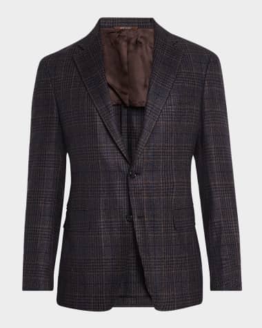Canali Men's Two-Tone Check Sport Coat