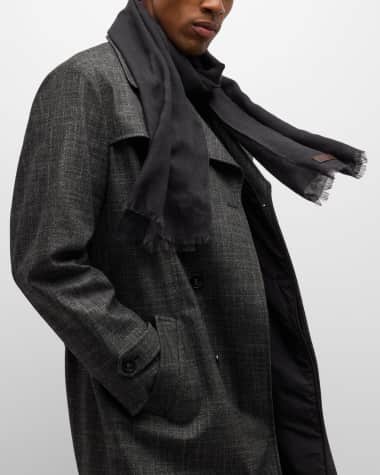 Canali Men's 90th Anniversary Melange Cashmere Scarf