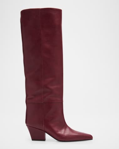 Paris Texas Jane Knee-High Leather Boots