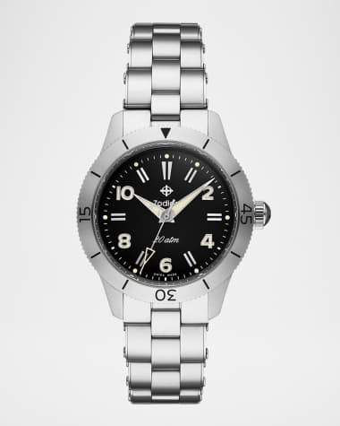 ZODIAC Men's Ref. 691 Manual Wind Stainless Steel Bracelet Watch
