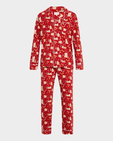 BedHead Pajamas Men's Gingerbread Long-Sleeve Pajama Set
