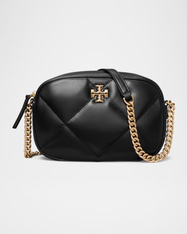 Tory Burch Kira Diamond-Quilted Leather Crossbody Bag