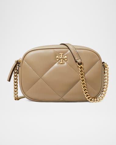 Tory Burch Kira Diamond-Quilted Leather Crossbody Bag