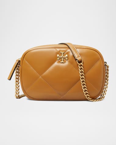Tory Burch Kira Diamond-Quilted Leather Crossbody Bag