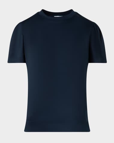 Akris punto Straight Cotton Jersey T-Shirt