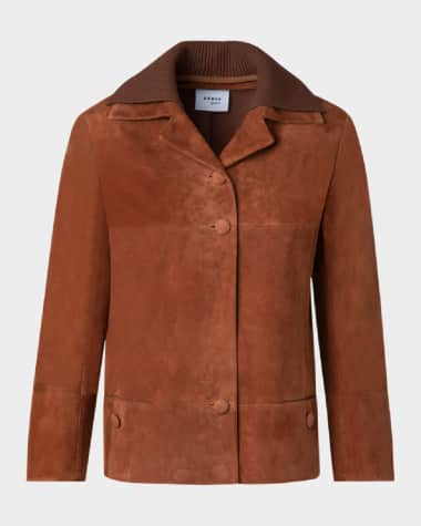 Akris punto Goat Suede Jacket