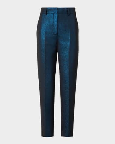 Akris punto Feryn Metallic Night Sky Tapered Pants
