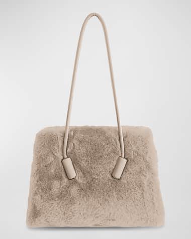 THEMOIRE Leila Faux-Fur Tote Bag