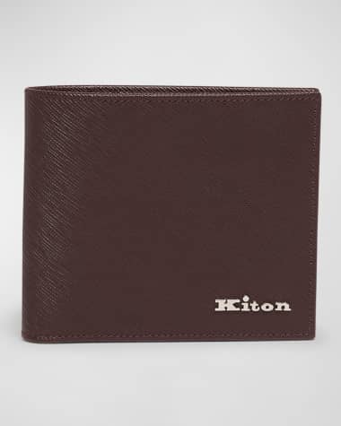 Kiton Men's Calfskin Bifold Wallet