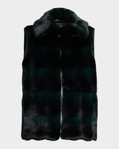Adrienne Landau The Lottie Faux Fur Vest