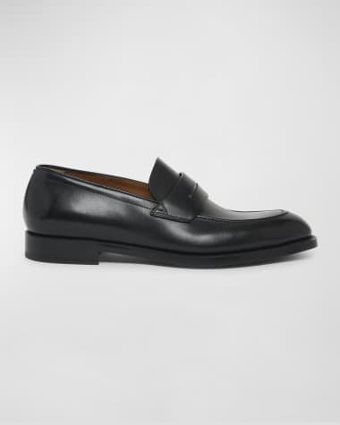 ZEGNA Men's Calfskin Penny Loafers