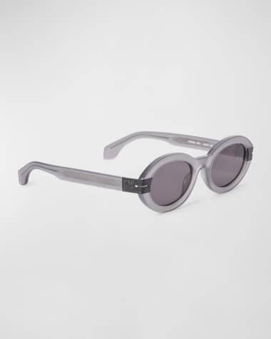 Palm Angels Men's Harmony Acetate Oval Sunglasses