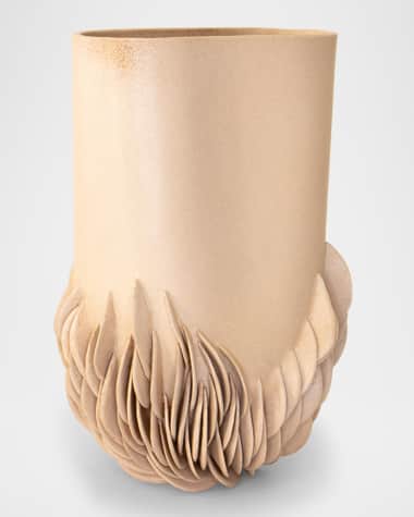 LORENE CAVAGNA CERAMIQUE Anemone Stoneware Vase, 16"