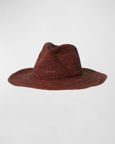 Janessa Leone Sacha Raffia Fedora