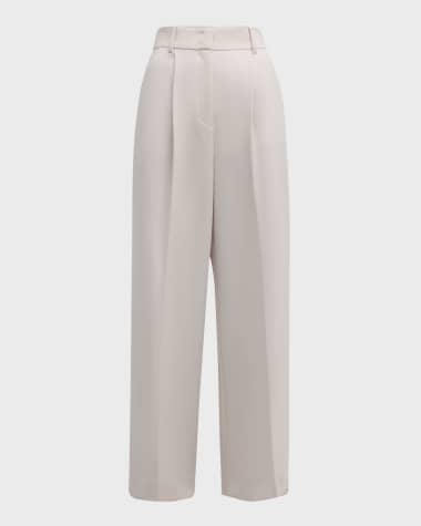 DOROTHEE SCHUMACHER Refreshing Ambition Pleated Wide-Leg Pants