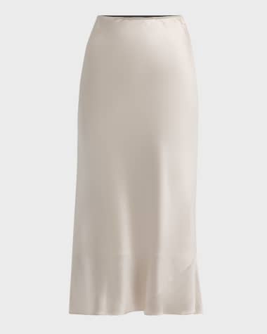 DOROTHEE SCHUMACHER Sense of Shine Satin Midi Skirt