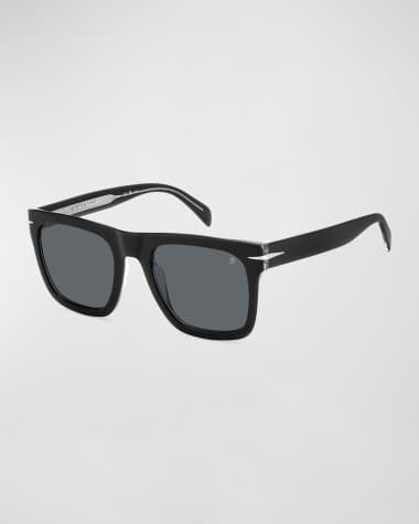 David Beckham Men's Acetate Square Sunglasses