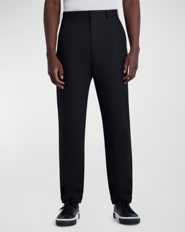 Karl Lagerfeld Paris Men's Linen-Blend Trousers
