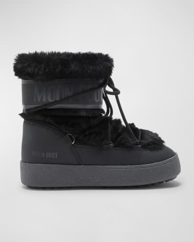 Moon Boot Track Faux Fur Ankle Snow Boots