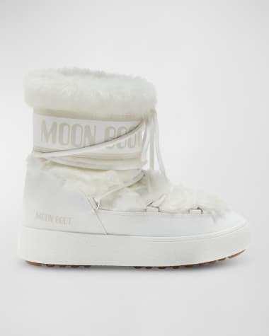 Moon Boot Track Faux Fur Ankle Snow Boots
