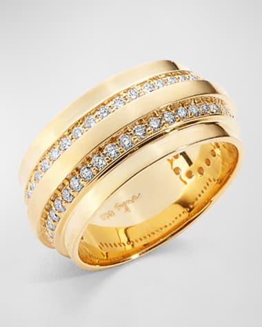 Syna Geometrix Diamond Band, Size 7