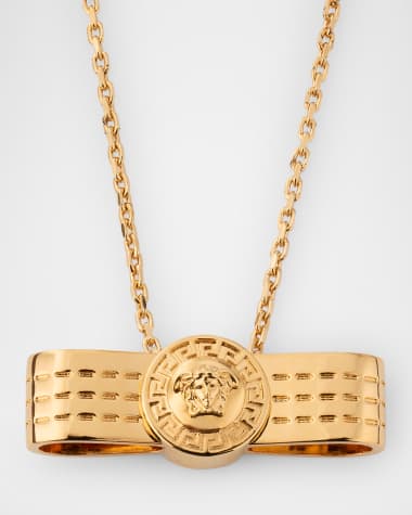 Versace Medusa Bow Necklace