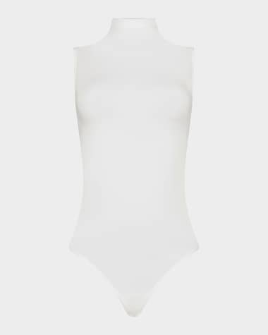 Wolford Sleeveless Mock-Neck String Bodysuit