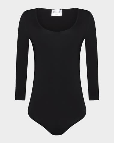 Wolford Tokio 3/4-Sleeve String Bodysuit