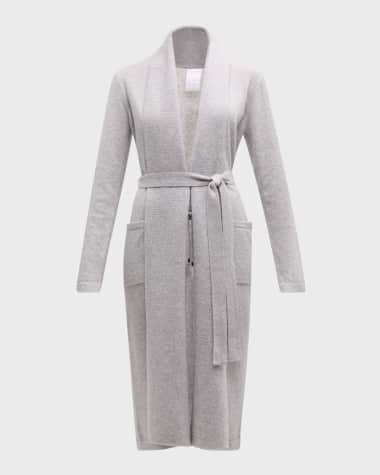 Neiman Marcus Cashmere Collection Cashmere Shawl-Collar Robe