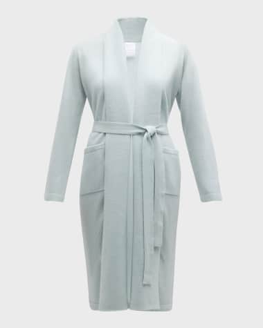 Neiman Marcus Cashmere Collection Cashmere Shawl-Collar Robe