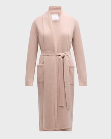 Neiman Marcus Cashmere Collection Cashmere Shawl-Collar Robe