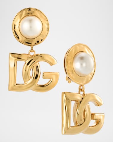 Dolce&Gabbana Cabochon DG Earrings