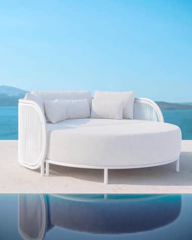 Azzurro Living Kamari Day Bed & Polar Cushion