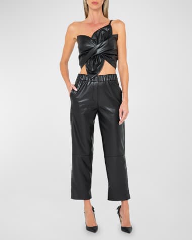 JBQ Cedar Faux Leather Pants