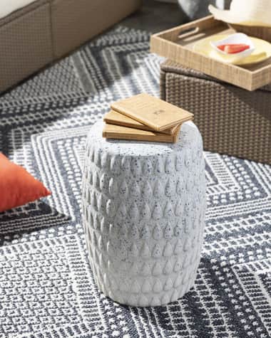 Surya Blackwell Outdoor Garden Seat