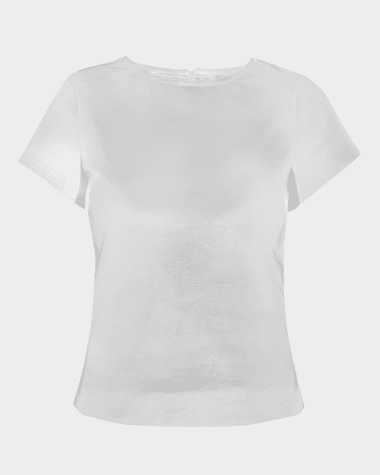 AS by DF Miller Upcycled Leather Baby Tee